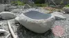  Product image 4 of the product “Riverstone basin, natural surface, polished inside. Dia approx 151-160cm Height 71-80cm ”